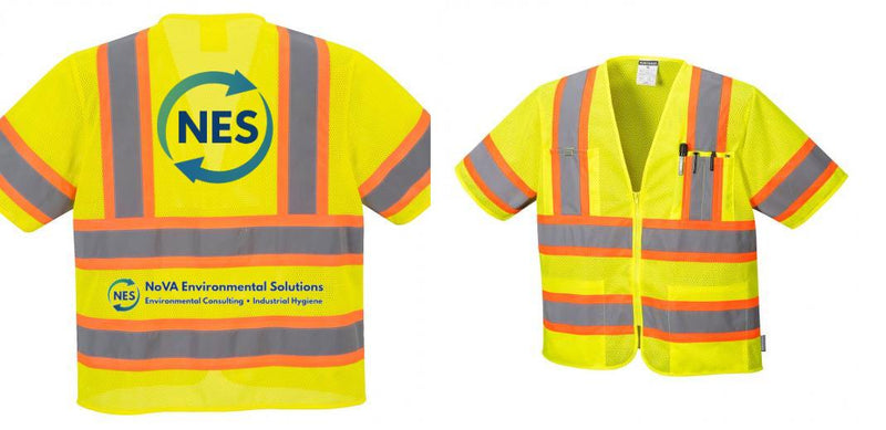 Custom Class 3 Yellow Safety Vest Sleeved Hi-Vis with Pockets