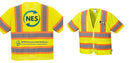 Custom Class 3 Yellow Safety Vest Sleeved Hi-Vis with Pockets