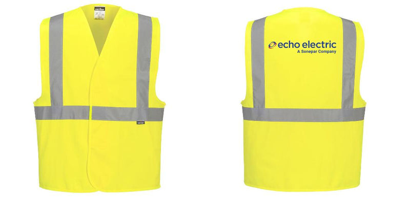 Custom Class 2 Yellow Reflective Safety Vest