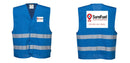 Custom Royal Blue MeshAir Reflective Safety Vest – Event & General Use