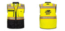 Custom Premium Two-toned Surveyor Safety Vest with Segmented Tape