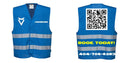 Custom Royal Blue MeshAir Reflective Safety Vest – Event & General Use
