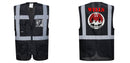 Custom Black Professional Executive Style Safety Vest