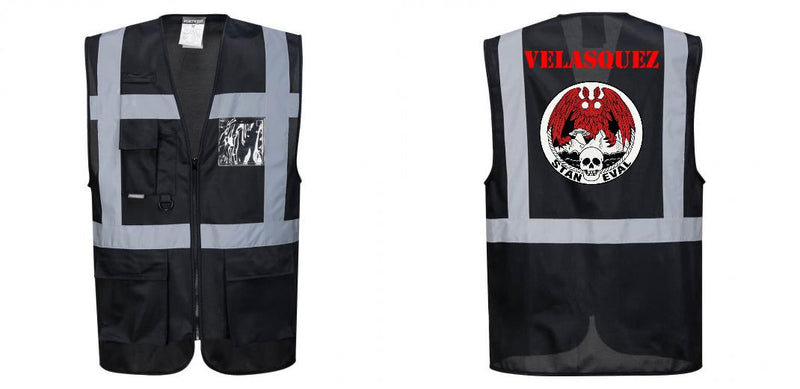 Custom Black Professional Executive Style Safety Vest