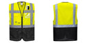 Custom Warsaw Yellow and Black Professional Style Safety Vest