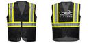 Black Safety Vest | Reflective High Visibility with Pockets