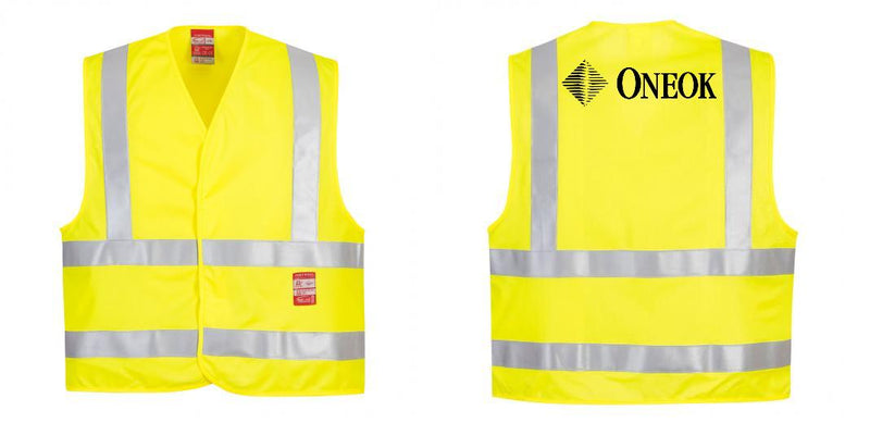 Custom Hi-Vis Flame Resistant Lightweight Safety Vest