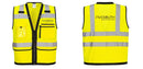 Custom Heavy Duty Hi-Vis Surveyor Vest