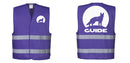 Custom PURPLE Work and Event Style Safety Reflective Vest