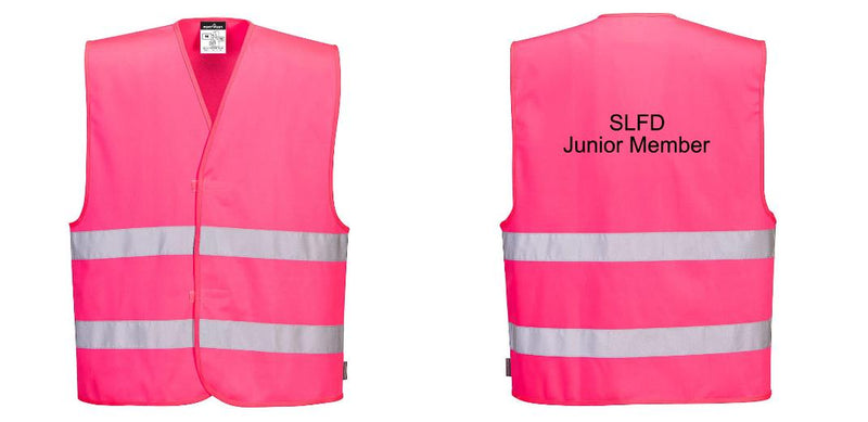 Custom PINK Safety Vest Reflective Hi-Vis Work and Event Style Vest