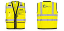 Custom Heavy Duty Hi-Vis Surveyor Vest
