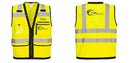Custom Heavy Duty Hi-Vis Surveyor Vest