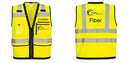 Custom Heavy Duty Hi-Vis Surveyor Vest