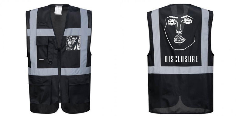 Black Professional Executive Style Safety Vest