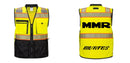 Custom Premium Two-toned Surveyor Safety Vest with Segmented Tape