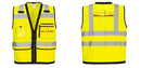 Custom Heavy Duty Hi-Vis Surveyor Vest
