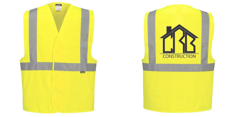Custom Class 2 Yellow Reflective Safety Vest