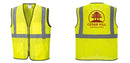 Lightweight High Visibility Yellow Tampa Mesh Vest