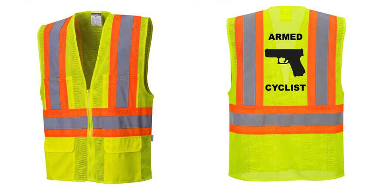 Custom Hi-Vis Yellow Contrast Mesh Safety Vest – ANSI Class 2