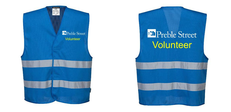 Custom Royal Blue MeshAir Reflective Safety Vest – Event & General Use
