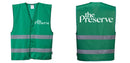 Green Safety Vest Reflective Hi Vis Work and Event Style Vest