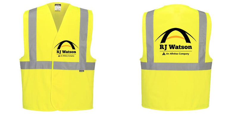 Custom Class 2 Yellow Reflective Safety Vest