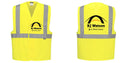 Custom Class 2 Yellow Reflective Safety Vest