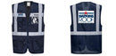 Custom NAVY Professional Executive Style Safety Vest