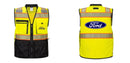 Custom Premium Two-toned Surveyor Safety Vest with Segmented Tape