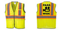 Custom Yellow Mesh Class 2 Reflective Safety Vest with Pockets