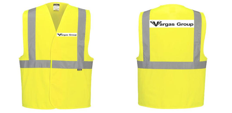 Custom Class 2 Yellow Reflective Safety Vest