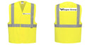 Custom Class 2 Yellow Reflective Safety Vest