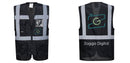 Custom Black Professional Executive Style Safety Vest