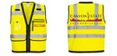 Custom Heavy Duty Hi-Vis Surveyor Vest