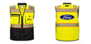 Custom Premium Two-toned Surveyor Safety Vest with Segmented Tape