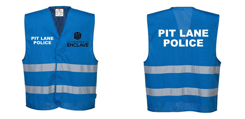 Custom Royal Blue MeshAir Reflective Safety Vest – Event & General Use