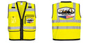 Custom Heavy Duty Hi-Vis Surveyor Vest