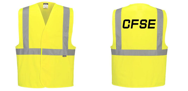 Custom Class 2 Yellow Reflective Safety Vest