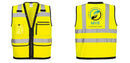 Custom Heavy Duty Hi-Vis Surveyor Vest