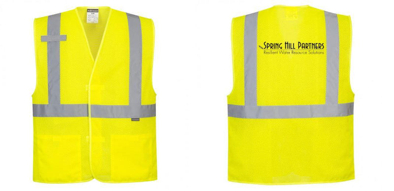 Custom Class 2 High Visibility Economy Reflective MESH Safety Vest