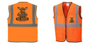 Custom Lightweight High Visibility ORANGE Tampa Mesh Vest