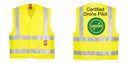 Custom Hi-Vis Flame Resistant Lightweight Safety Vest