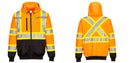 Custom Reflective X-Back Hi-Vis ORANGE Hoodie