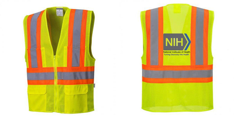 Custom Hi-Vis Yellow Contrast Mesh Safety Vest – ANSI Class 2