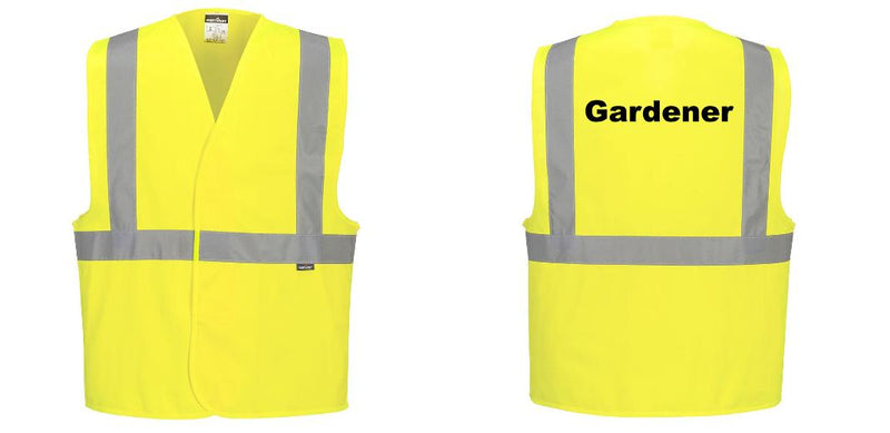 Custom Class 2 Yellow Reflective Safety Vest