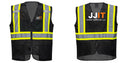 Black Safety Vest | Reflective High Visibility with Pockets