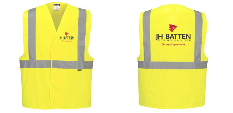 Custom Class 2 Yellow Reflective Safety Vest