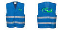 Custom Royal Blue MeshAir Reflective Safety Vest – Event & General Use