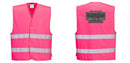 Custom PINK Safety Vest Reflective Hi-Vis Work and Event Style Vest