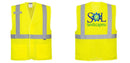 Custom Class 2 High Visibility Economy Reflective MESH Safety Vest
